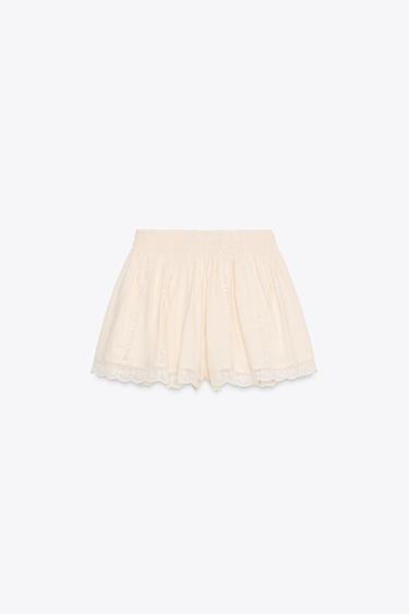 SHORT BRODÉ - Rose de Zara - Image 4