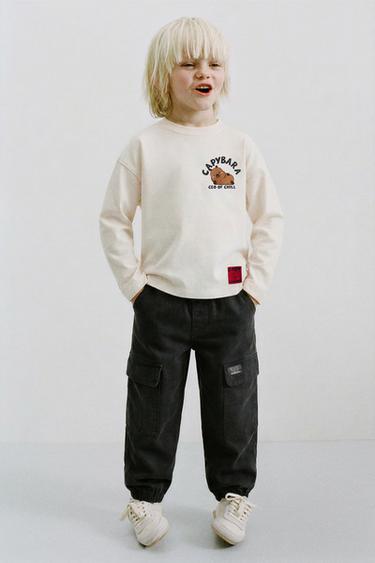 T-SHIRT IMPRIMÉ CAPIBARA CAPYFUN © - Écru de Zara