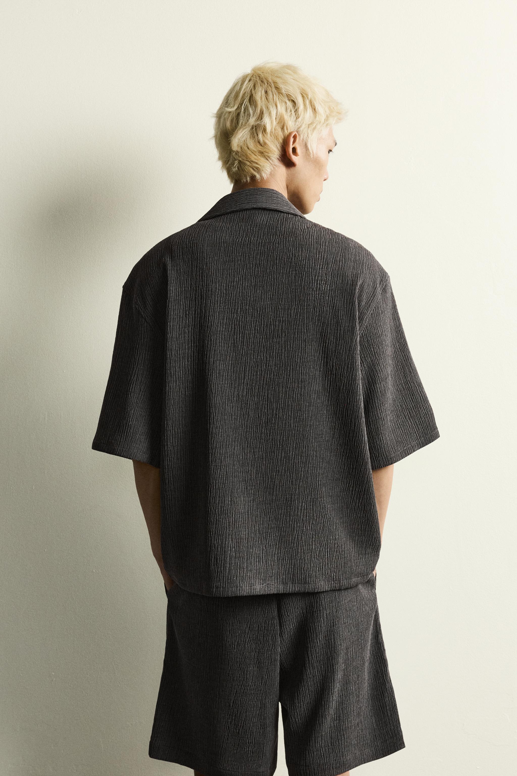 TEXTURED RELAXED FIT SHIRT
