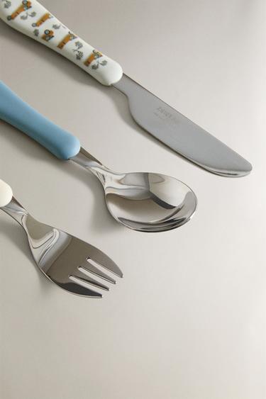 CHILDREN'S RACING DOG CUTLERY SET - Multicoloured by Zara - Image 2