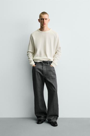 LOOSE FIT JEANS - Blue grey by Zara - Image 0