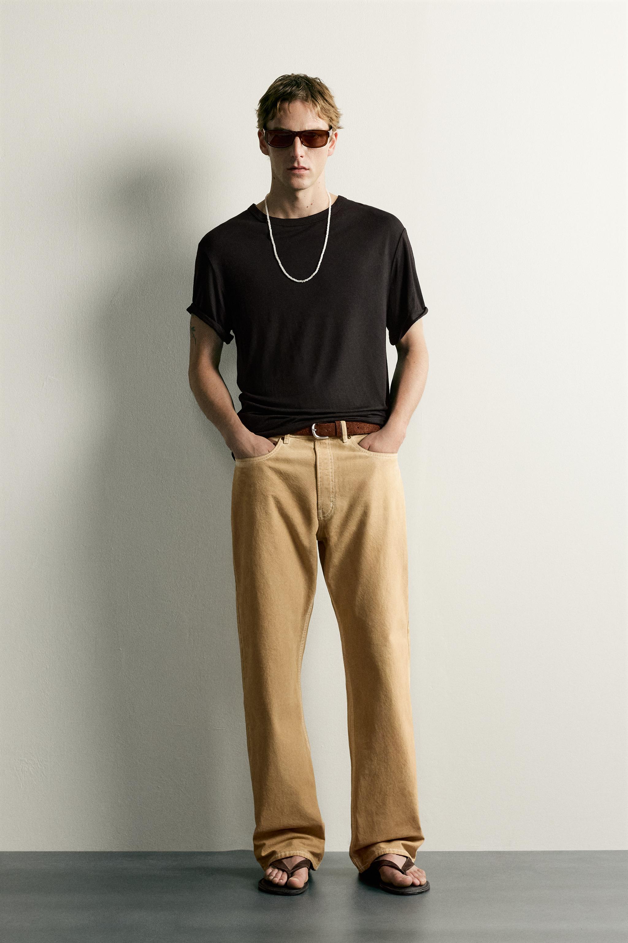 IRREGULAR WASH LOOSE FIT JEANS