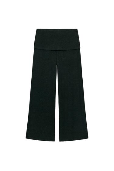 PANTALÓN FAJÍN SOFT - Verde oscuro de Zara
