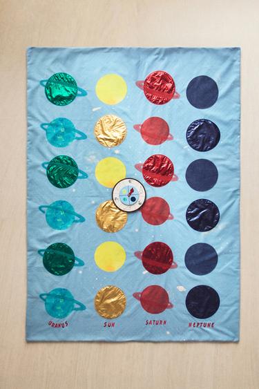 TWISTER-SPIL MED RUMTEMA TIL BØRN - Flerfarvet fra Zara
