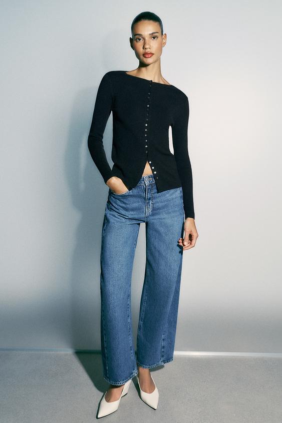 Z1975 HIGH-WAIST BARREL JEANS - Indigo by Zara - Image 0