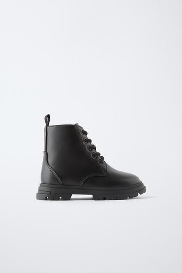 BOTA CORDONES - Negro de Zara