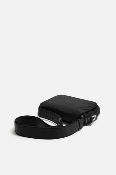 SAC BANDOULIÈRE NYLON RABAT - Noir de Zara - Image 1