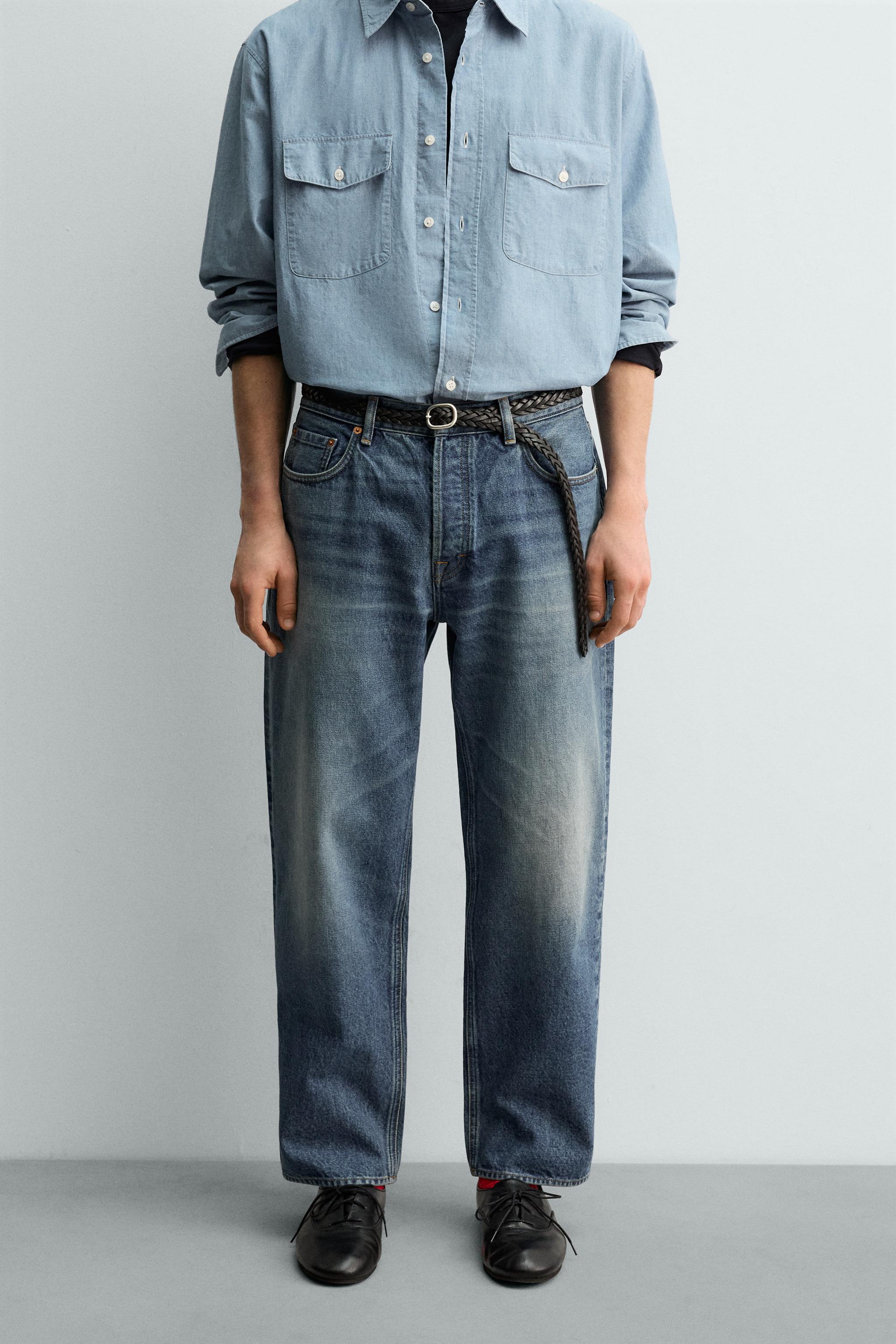 RELAXED STRAIGHT FIT JEANS AARON LEVINE X ZARA