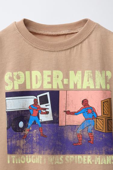 T-SHIRT IMPRIMÉ SPIDER-MAN © MARVEL - Marron de Zara - Image 2