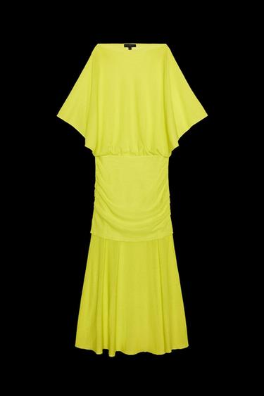 VESTIDO LARGO PUNTO LISO - Lima de Zara - Imagen 0