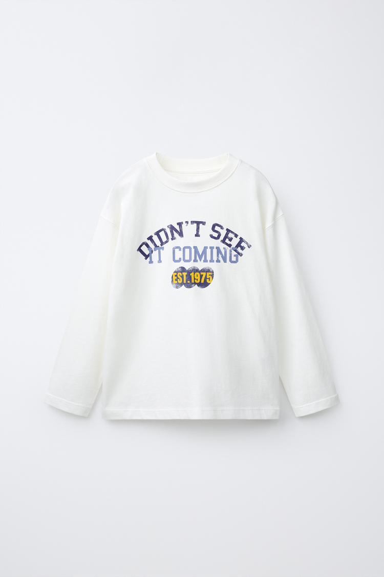 Camiseta estampado texto
