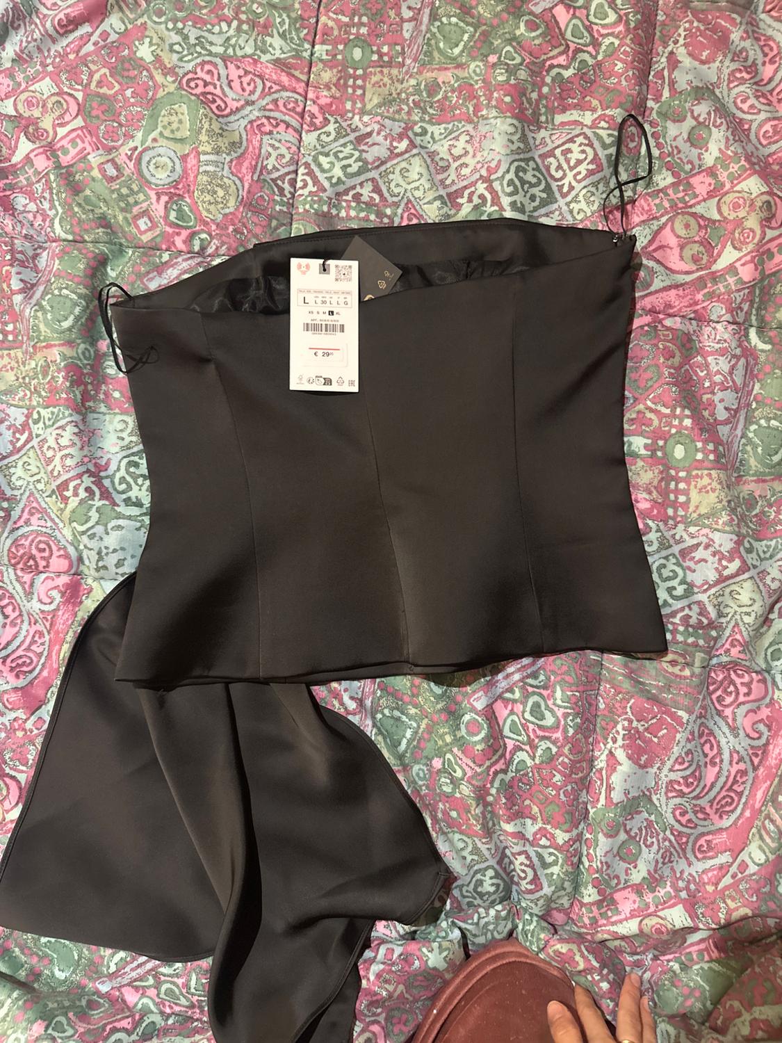 PLEATED SATIN TOP - Image 2