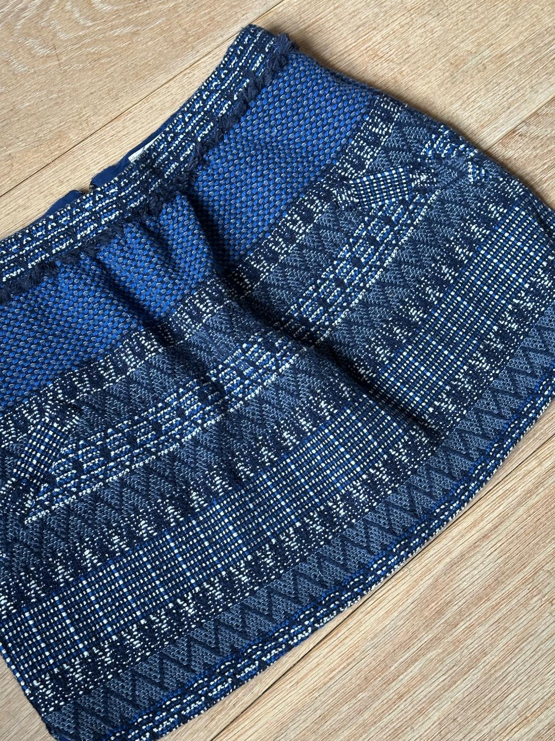 BLUE PRINT MINI SKIRT - Image 3