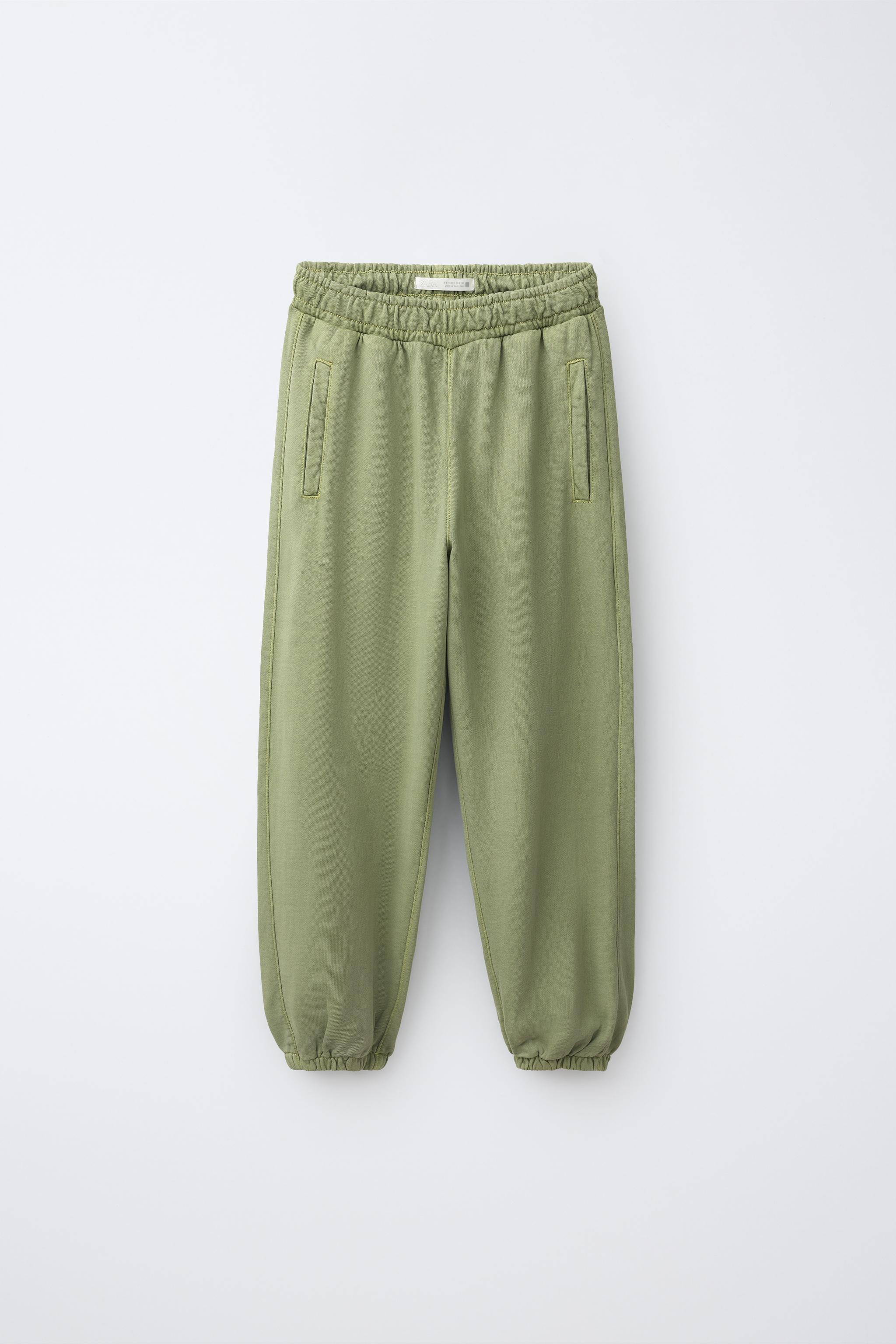 GARMENT-DYED POLO SWEATSHIRT AND JOGGER SET