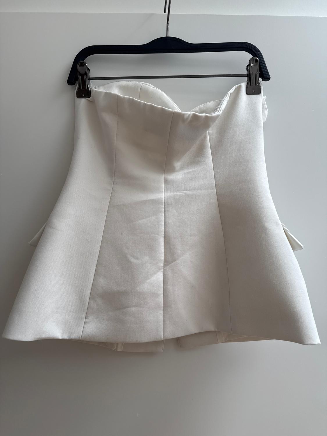 CONTRAST SATIN BUSTIER - Image 3