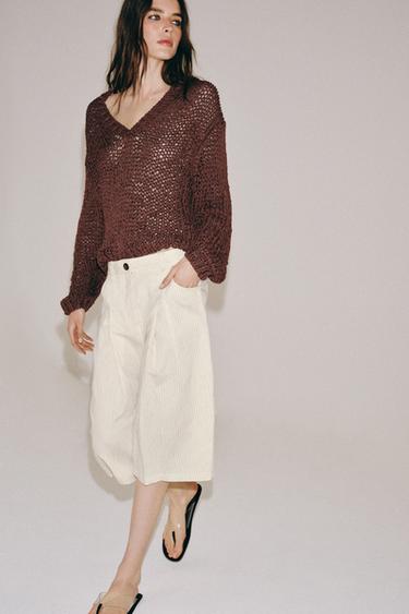 ZW COLLECTION STRIPED BERMUDA SHORTS WITH DARTS - striped by Zara - Image 5