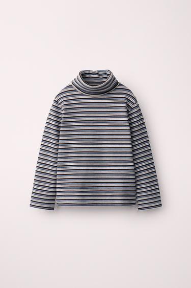 CREATED BY CARAMEL LONDON X ZARA STRIPED TURTLENECK T-SHIRT - striped by Zara