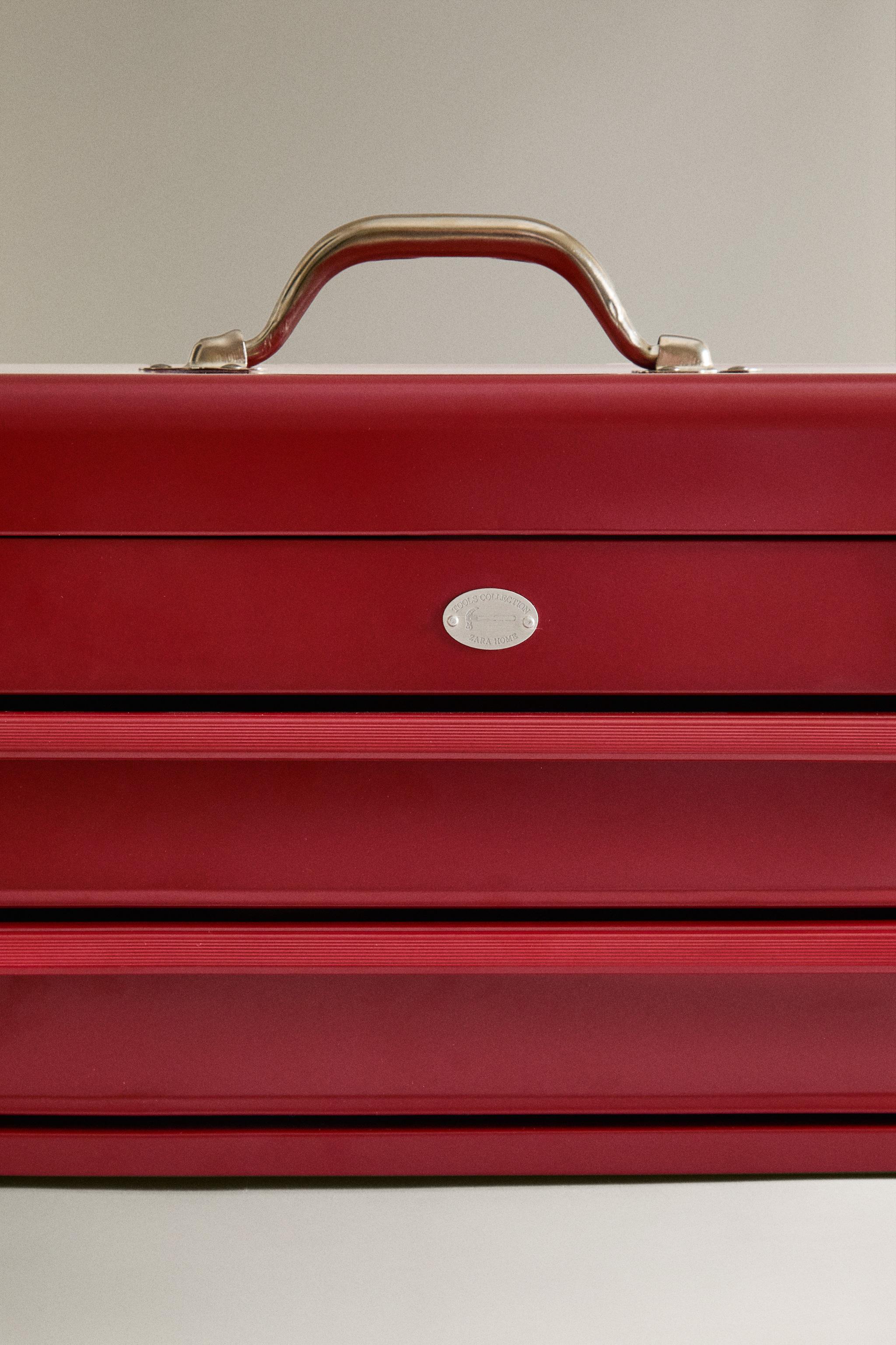 CAIXA DE FERRAMENTAS AÇO - Vermelho | ZARA Brasil