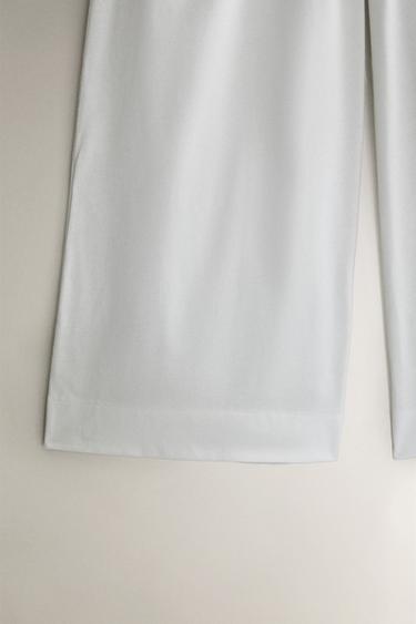 COTTON TROUSERS - White de Zara - Image 2