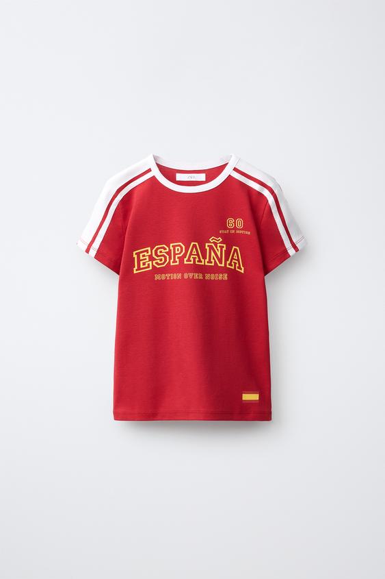 SPAIN T-SHIRT - Red by Zara - Image 0
