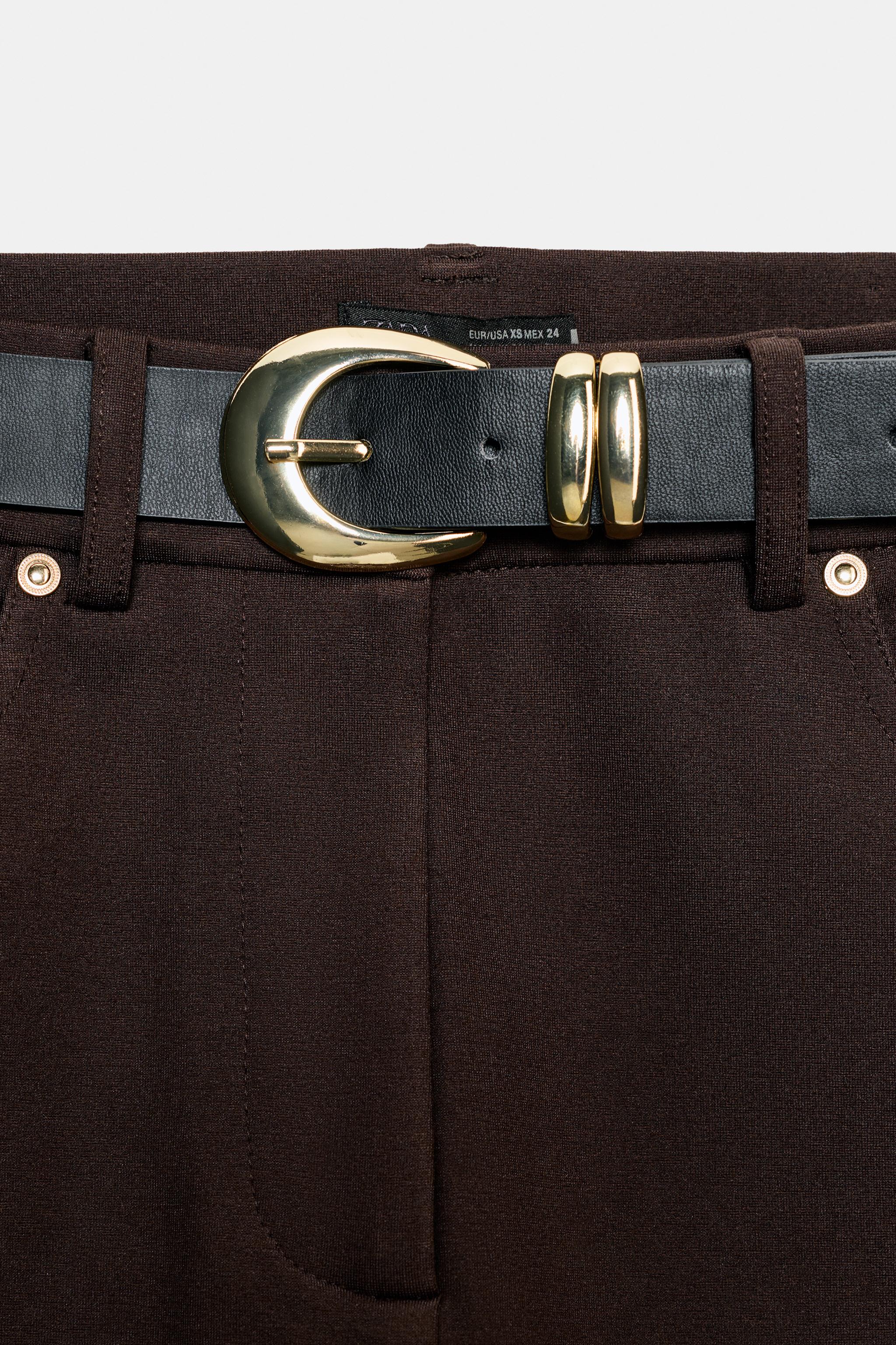 JEGGING TAILLE MI-HAUTE AVEC CEINTURE