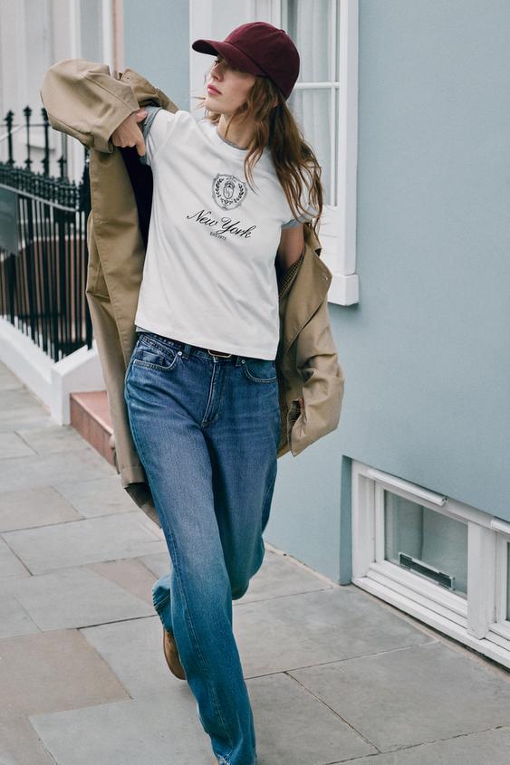 NEW YORK T-SHIRT - White by Zara - Image 0