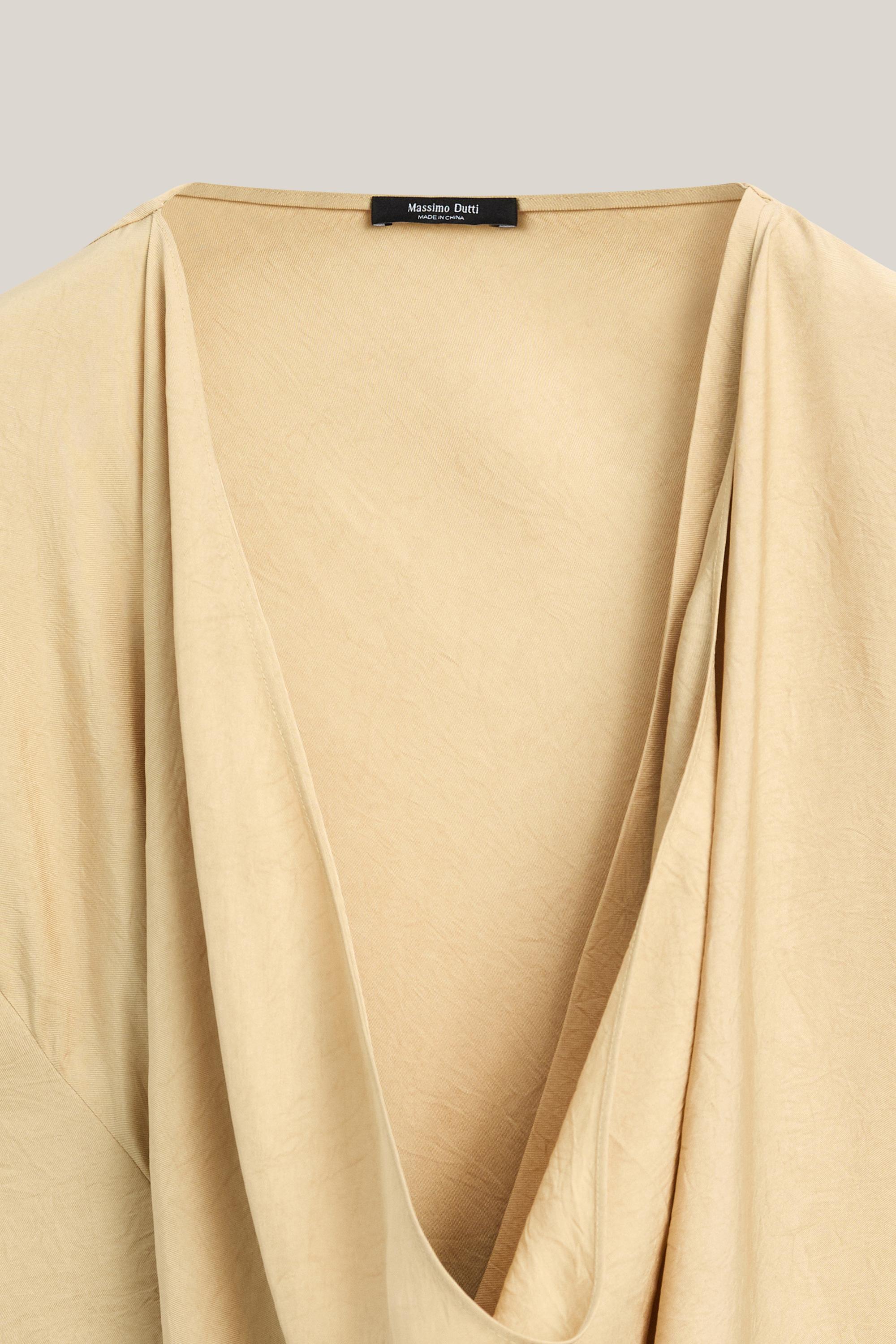 Flowing draped midi dress - LIMITED EDITION