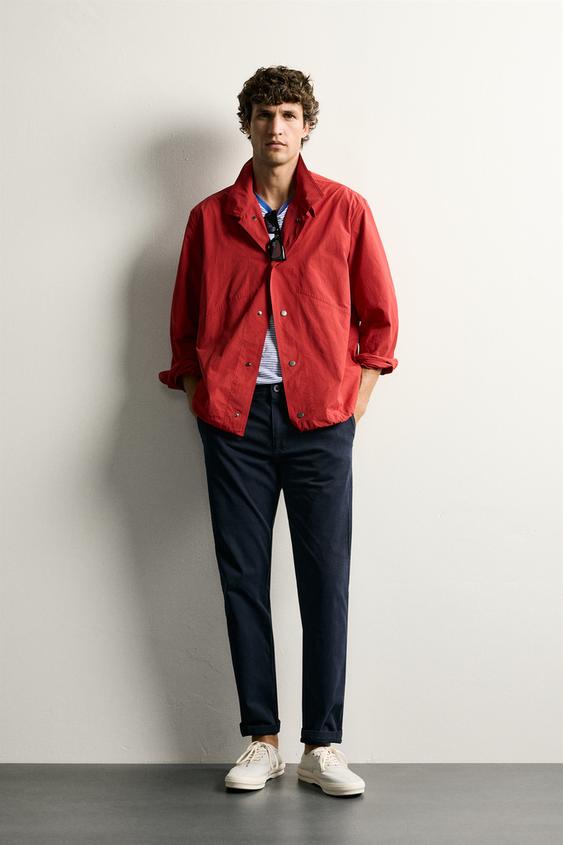 БРЮКИ ЧИНОС SKINNY FIT — МОРСКОЙ СИНИЙ от Zara — изображение 0