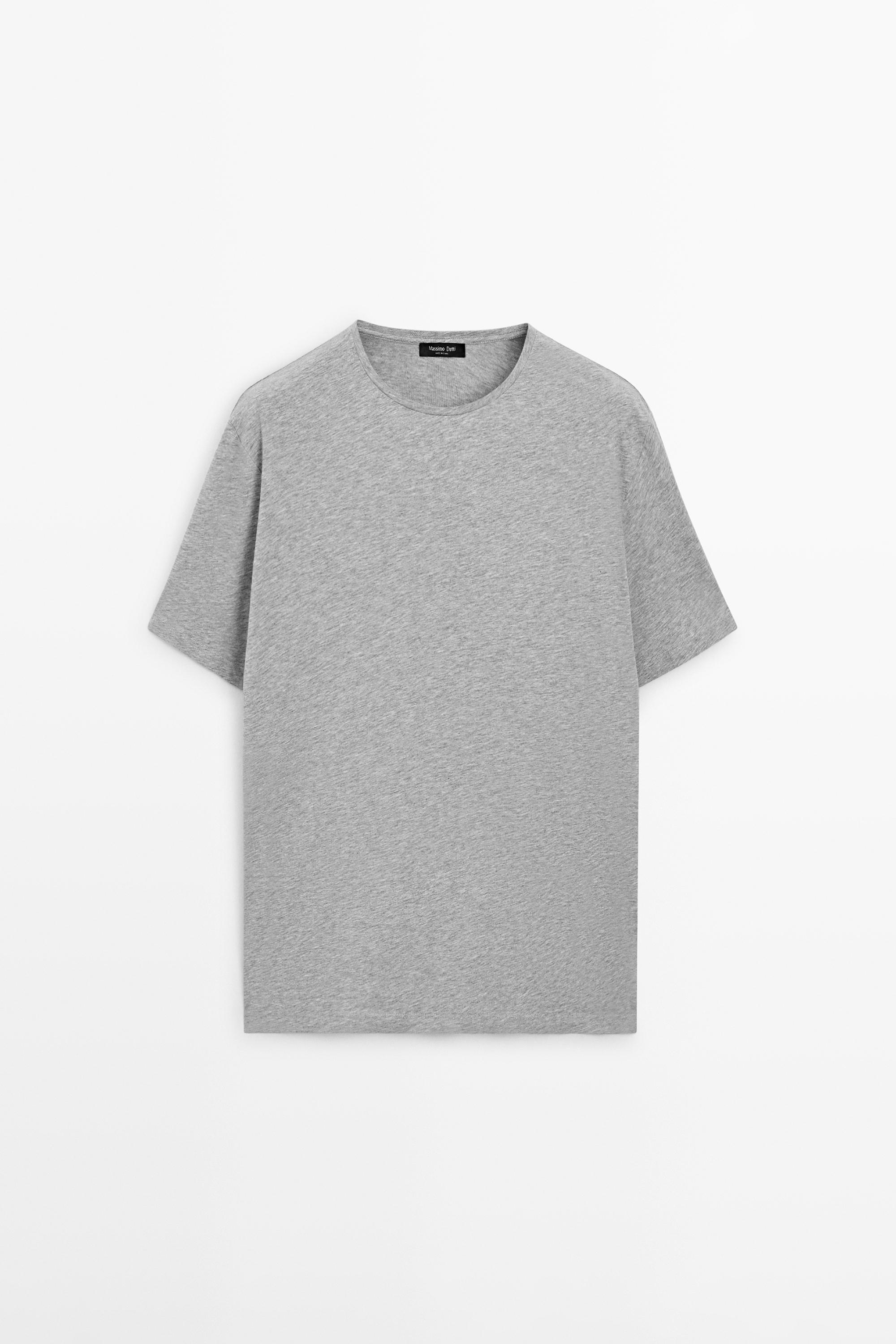 T-shirt manches courtes en coton mélangé