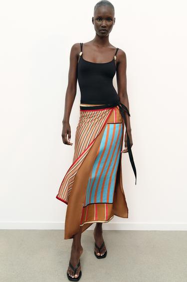 POLYAMIDE BODYSUIT WITH METALLIC DETAIL - Black by Zara