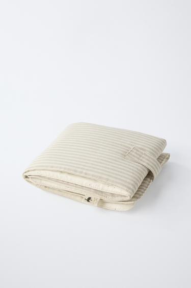 STRIPED MATERNITY BAG - Camel Brown by Zara - Image 8