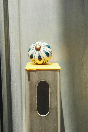 LOT BOUTONS DE PORTE CÉRAMIQUE FLEUR (LOT DE 2) - Vert de Zara - Image 5
