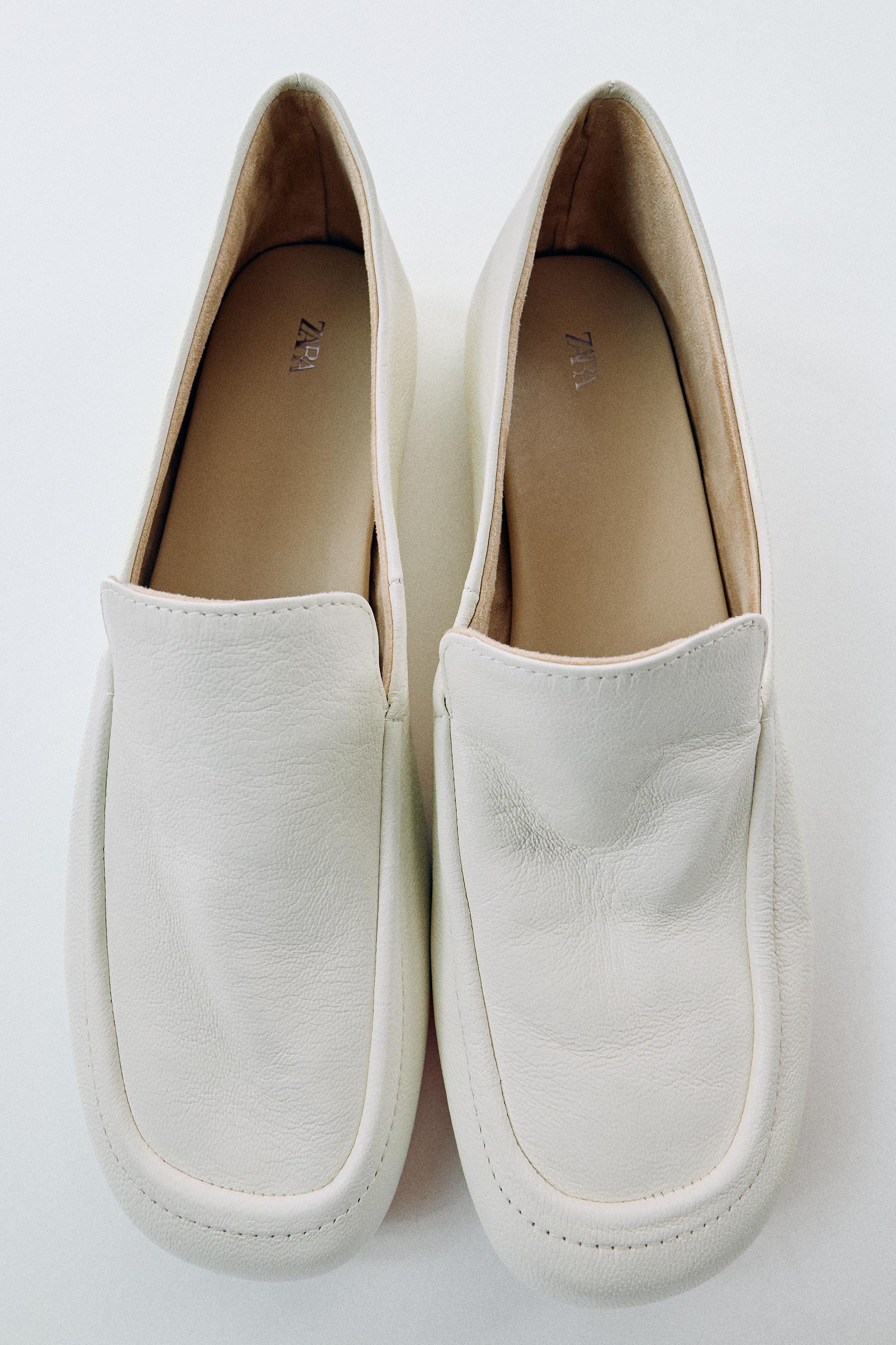 SOFT LEATHER FLAT LOAFERS