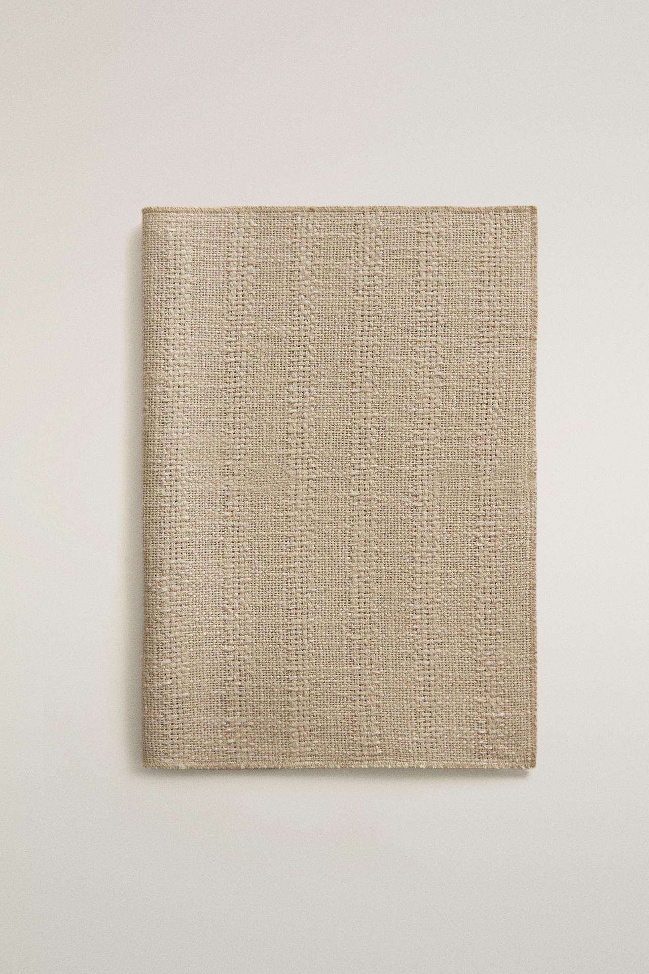 TEXTURED LINEN PLACEMAT — Light beige