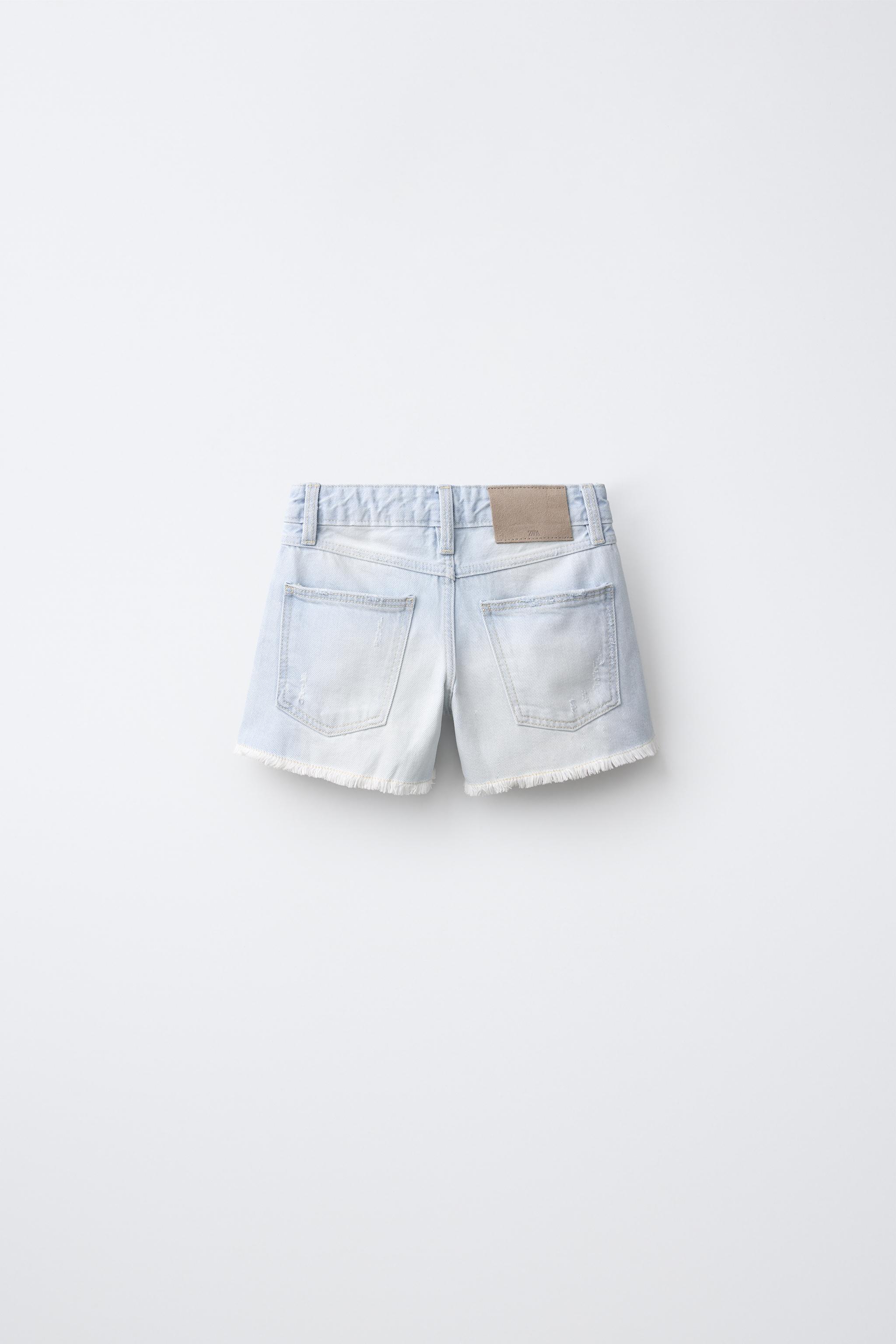 RHINESTONE DENIM SHORTS