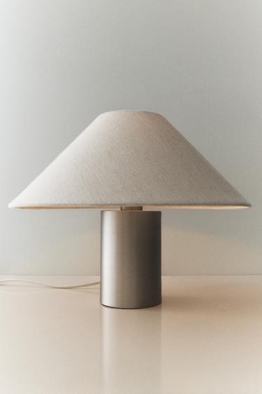 Zara METAL TABLE LAMP - 銀色