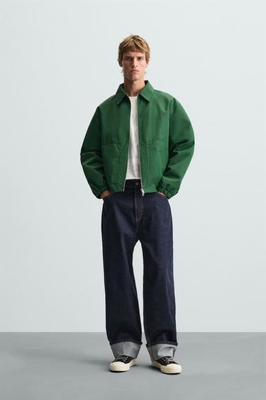 TECHNICAL JACKET - Green by Zara - Image 0