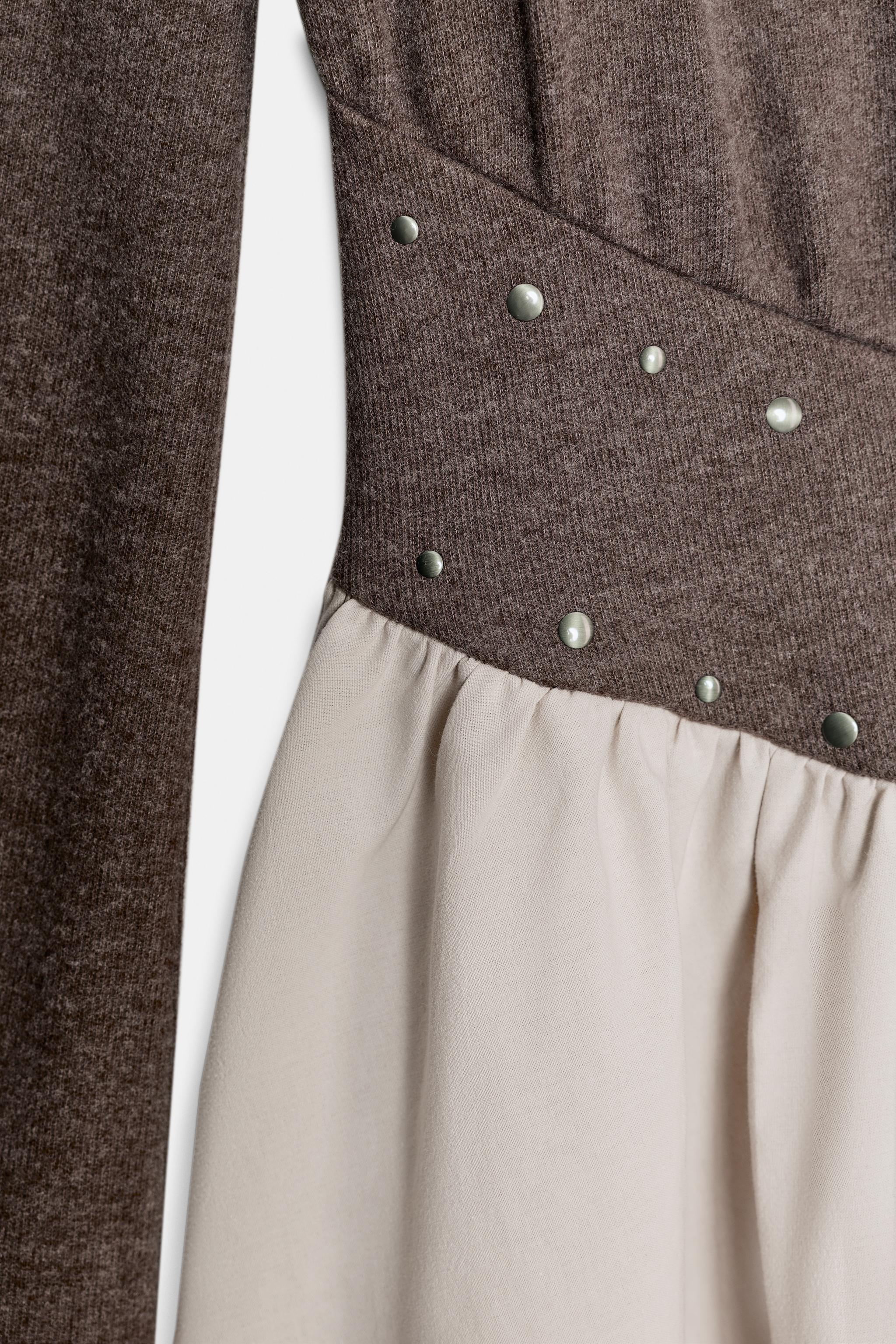 ROBE BIMATIÈRE À CLOUS