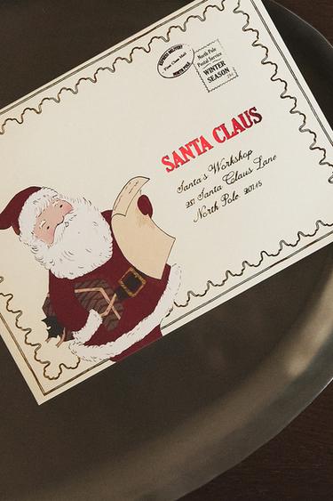 サンタクロース クリスマス キッズレターセット (3枚セット)マルチカラー0Zaraのサンタクロース クリスマス キッズレターセット (3枚セット) - マルチカラー - 画像 0