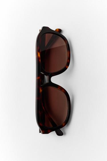 GAFAS DE SOL AVIADOR - Marrón de Zara