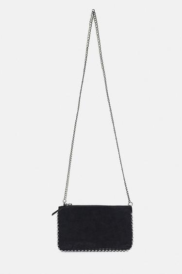 STUDDED CROSSBODY PURSE - Black by Zara - Image 6