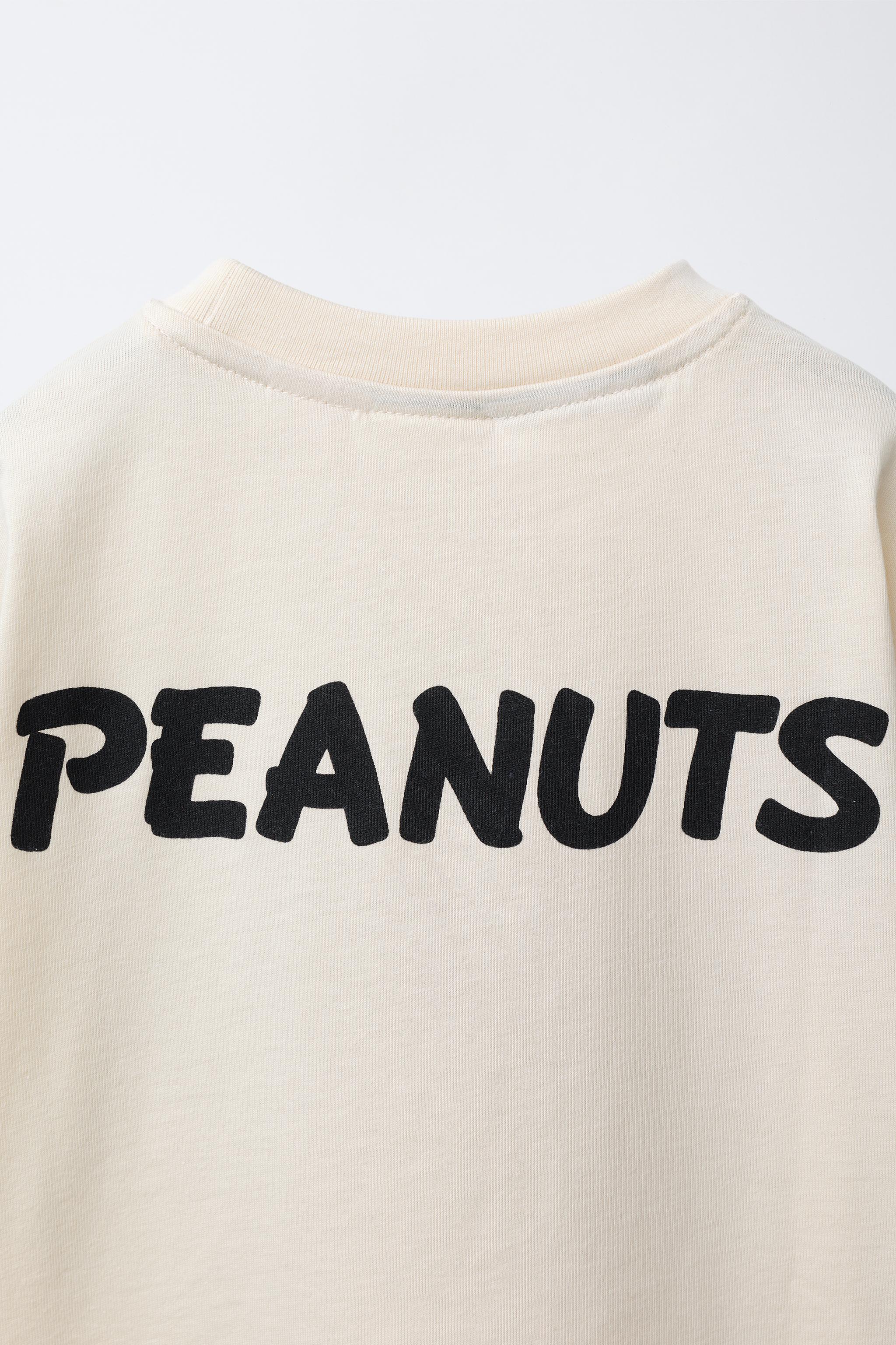 SNOOPY PEANUTS™ PATCH T-SHIRT - Ecru | ZARA South Africa