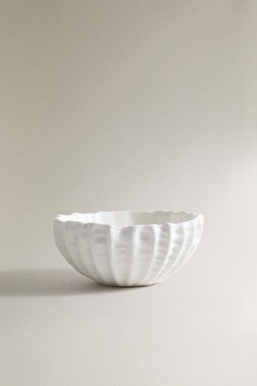 RAISED SNACK BOWL - White by Zara - Image 0