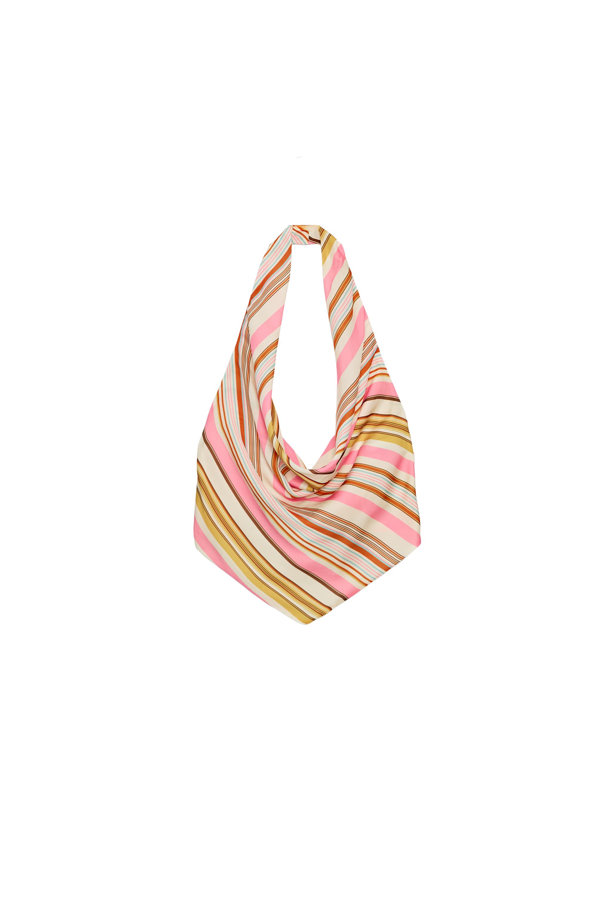 SATIN EFFECT STRIPED HALTER TOP - Multicolored | ZARA United States