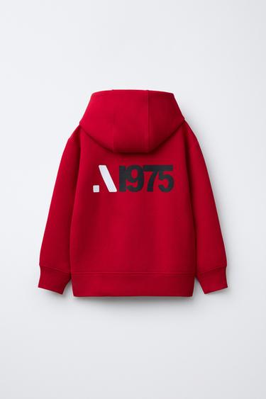 SPORTY HOODIE - Red by Zara