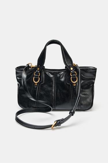 SAC DÉTAILS MÉTALLIQUES - Noir de Zara
