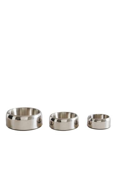 STAINLESS STEEL PET FOOD BOWL – Ezüst a ZARA-tól