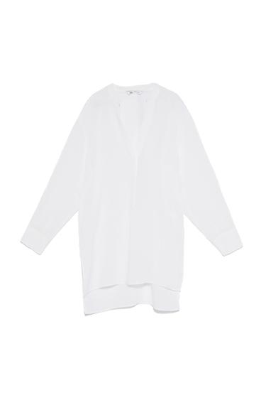 BLOUSE WITH SLITS