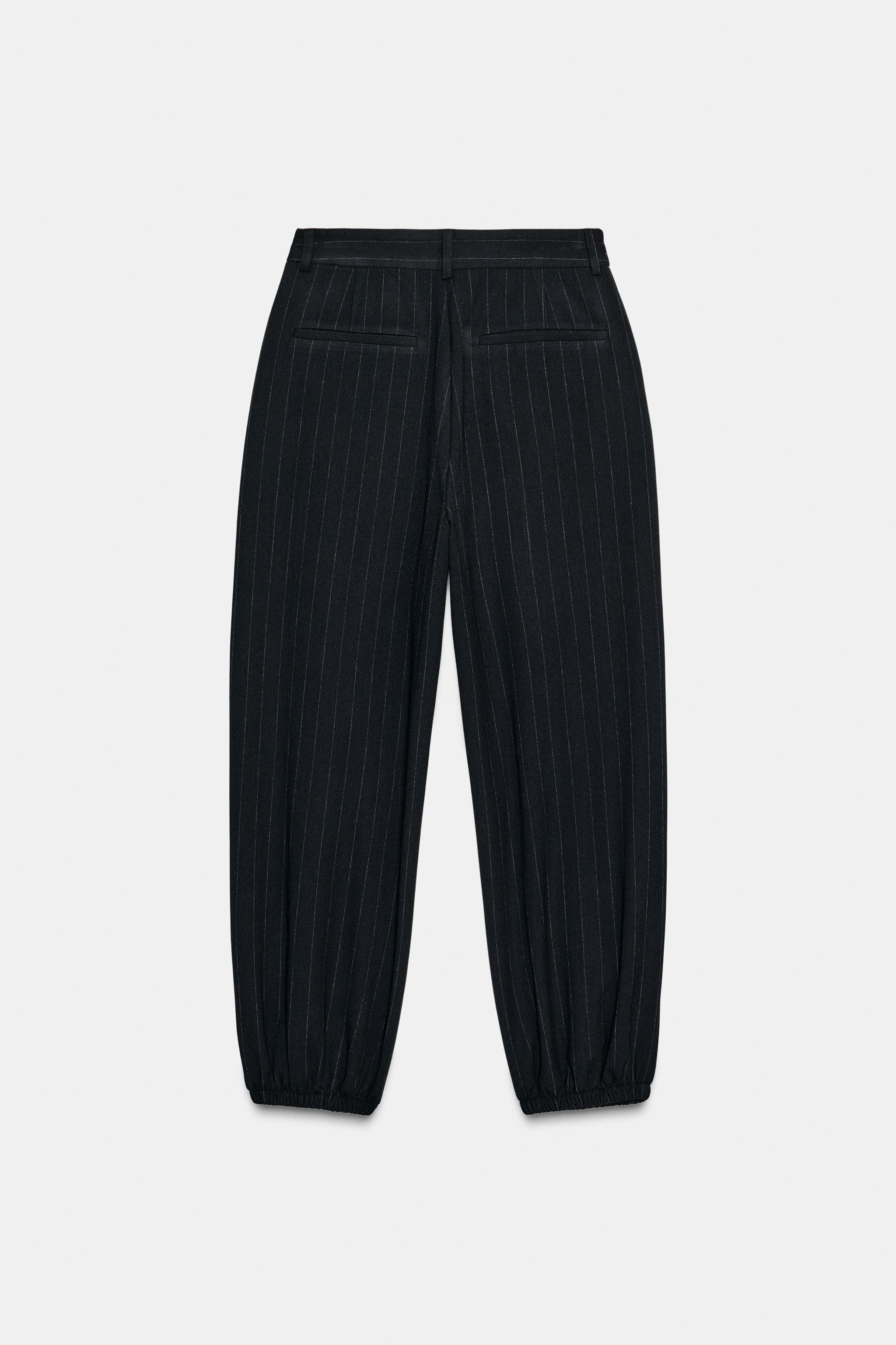 PANTALON JOGGER À RAYURES TENNIS AVEC PLIS
