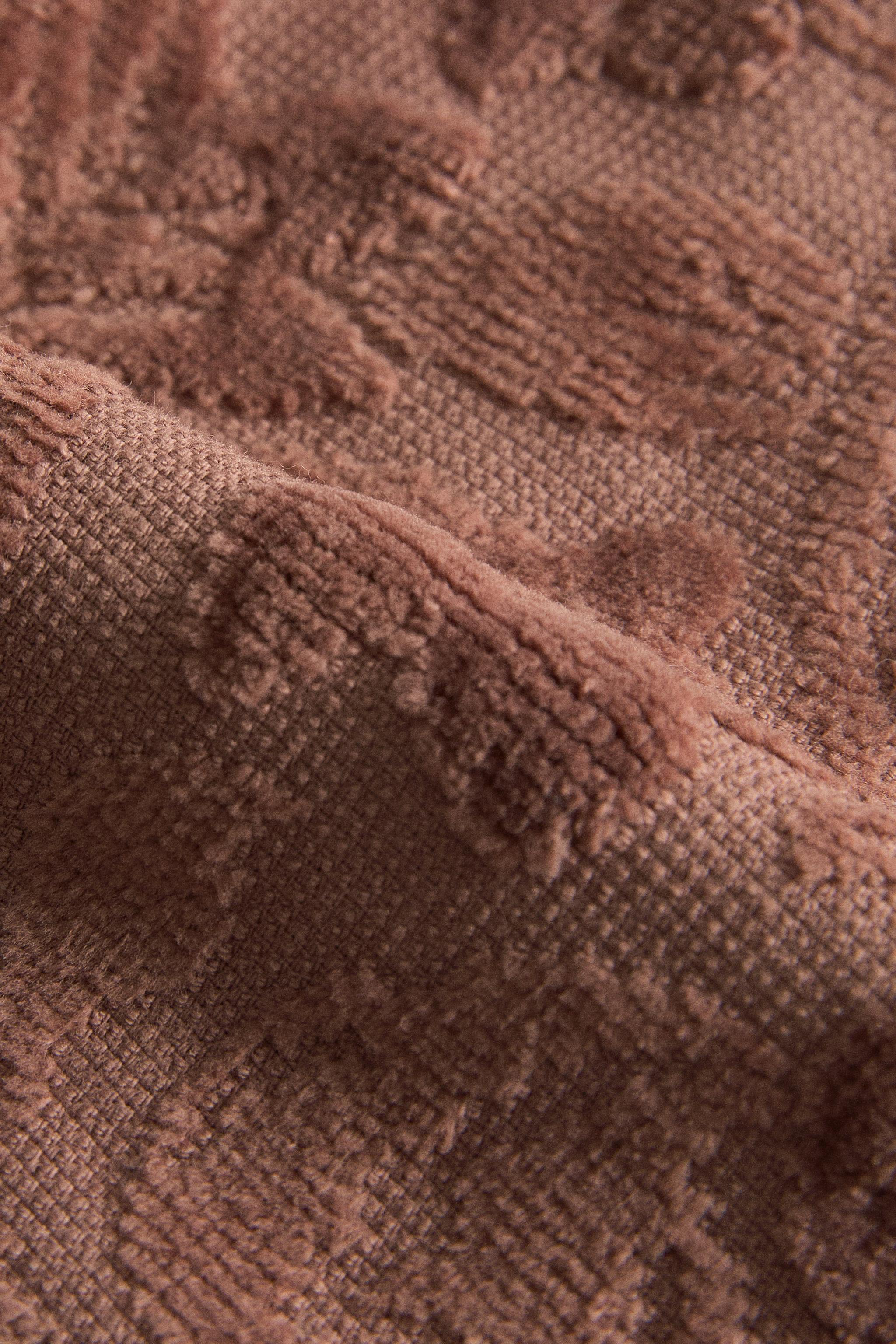 FLORAL VELOUR JACQUARD BATH TOWEL